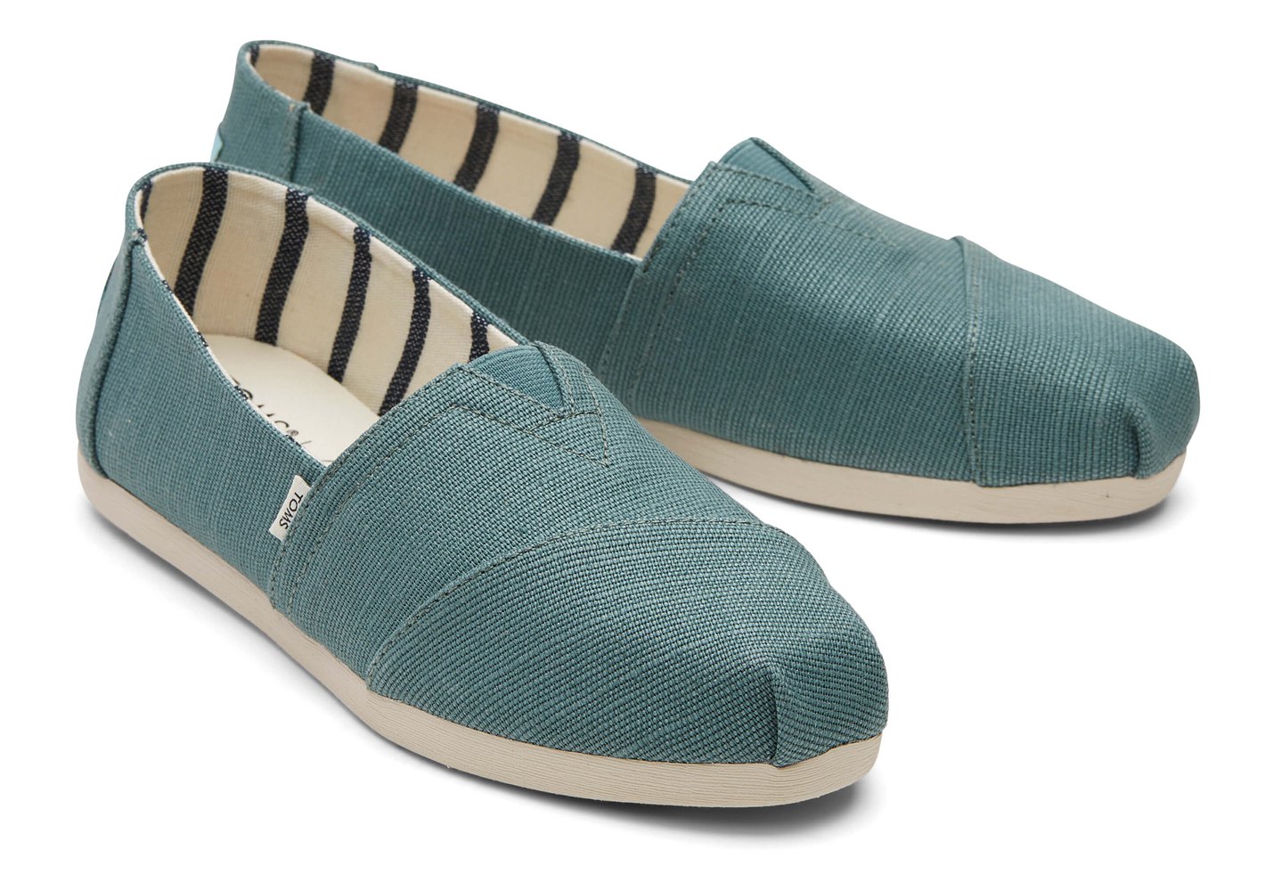 Toms Alpargata Heritage Canvas Espadrille Green - Womens - 23879-EFOY